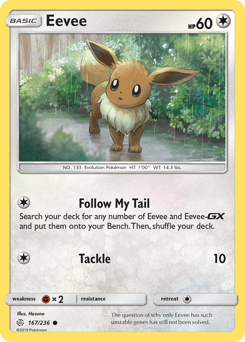 Eevee #167 from Cosmic Eclipse