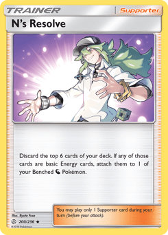 N's Resolve #200 from Cosmic Eclipse