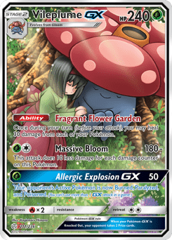 Vileplume-GX #211 from Cosmic Eclipse