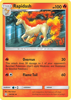 Rapidash #24 from Cosmic Eclipse