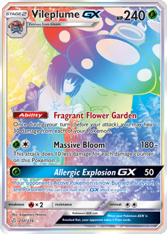 Vileplume-GX #250 from Cosmic Eclipse