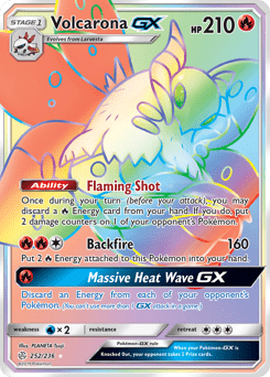 Volcarona-GX #252 from Cosmic Eclipse