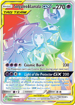 Solgaleo & Lunala-GX #254 from Cosmic Eclipse