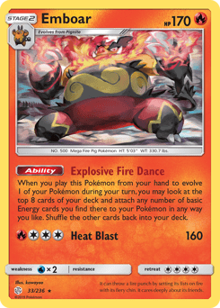 Emboar #33 from Cosmic Eclipse