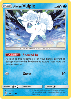 Alolan Vulpix #39 from Cosmic Eclipse