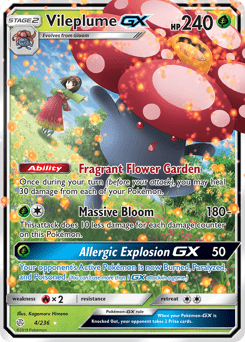Vileplume-GX #4 from Cosmic Eclipse