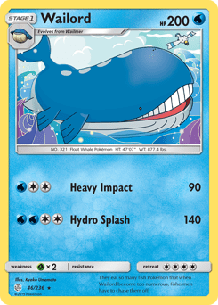 Wailord #46 from Cosmic Eclipse