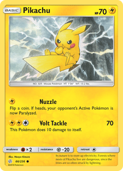 Pikachu #66 from Cosmic Eclipse