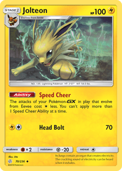 Jolteon #70 from Cosmic Eclipse