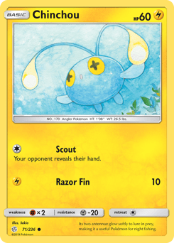 Chinchou #71 from Cosmic Eclipse