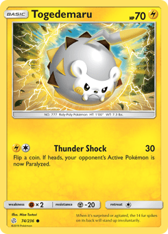Togedemaru #74 from Cosmic Eclipse