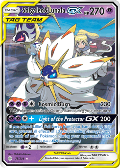 Solgaleo & Lunala-GX #75 from Cosmic Eclipse