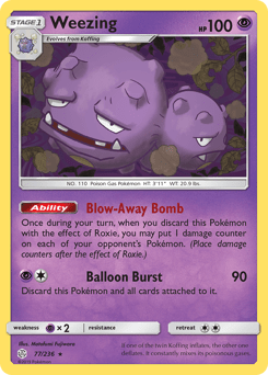 Weezing #77 from Cosmic Eclipse