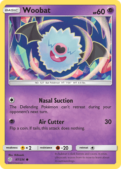 Woobat #87 from Cosmic Eclipse