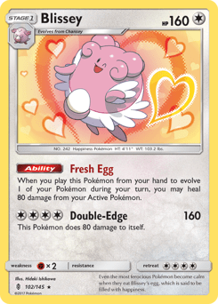 Blissey #102 from Guardians Rising