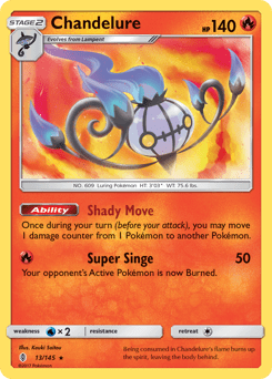 Chandelure #13 from Guardians Rising