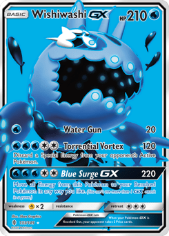 Wishiwashi-GX #133 from Guardians Rising