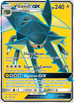 Vikavolt-GX #134 from Guardians Rising