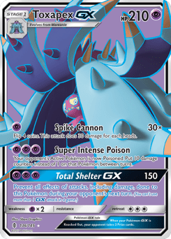 Toxapex-GX #136 from Guardians Rising