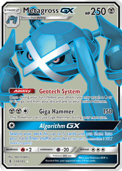Metagross-GX #139 from Guardians Rising