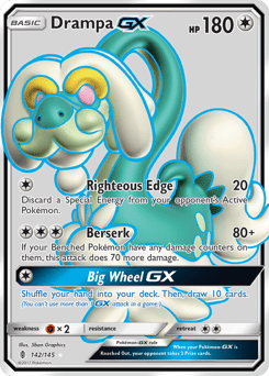 Drampa-GX #142 from Guardians Rising