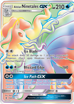 Alolan Ninetales-GX #150 from Guardians Rising