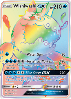 Wishiwashi-GX #151 from Guardians Rising