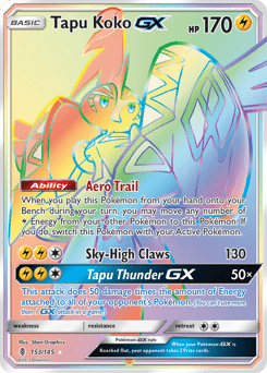 Tapu Koko-GX #153 from Guardians Rising