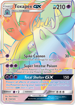 Toxapex-GX #154 from Guardians Rising