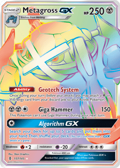 Metagross-GX #157 from Guardians Rising