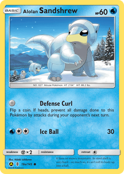 Alolan Sandshrew #19a from Guardians Rising