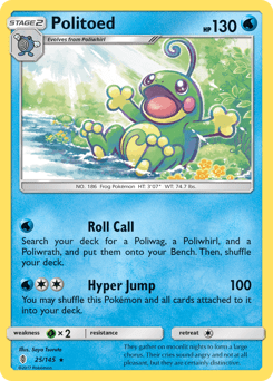Politoed #25 from Guardians Rising