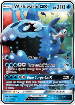 Wishiwashi-GX #38 from Guardians Rising