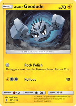 Alolan Geodude #40 from Guardians Rising