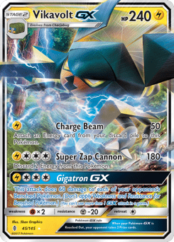 Vikavolt-GX #45 from Guardians Rising