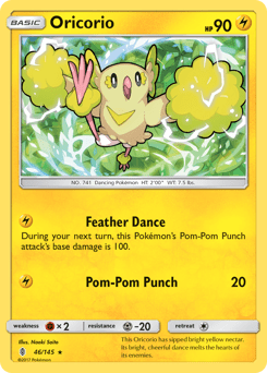 Oricorio #46 from Guardians Rising
