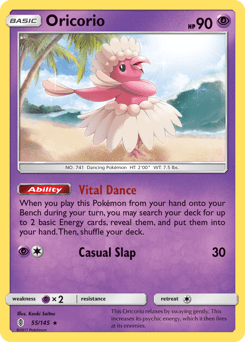Oricorio #55 from Guardians Rising