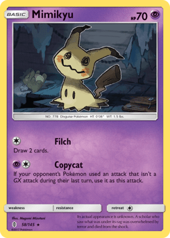 Mimikyu #58 from Guardians Rising
