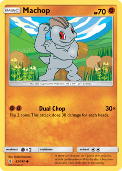 Machop #62 from Guardians Rising