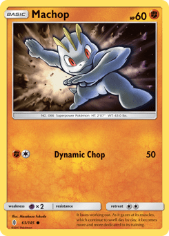 Machop #63 from Guardians Rising
