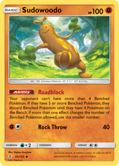 Sudowoodo #66 from Guardians Rising
