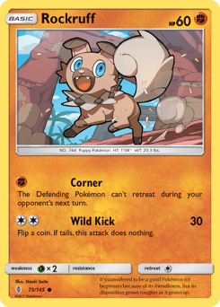 Rockruff #73 from Guardians Rising