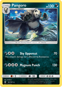Pangoro #82 from Guardians Rising