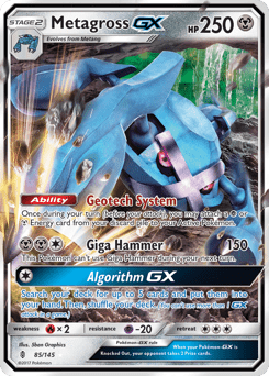 Metagross-GX #85 from Guardians Rising