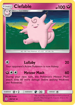 Clefable #89 from Guardians Rising