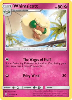 Whimsicott #91 from Guardians Rising