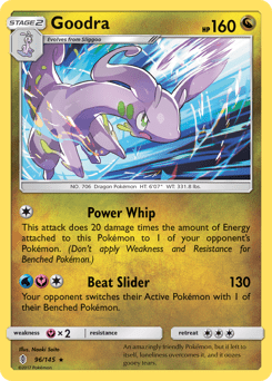 Goodra #96 from Guardians Rising