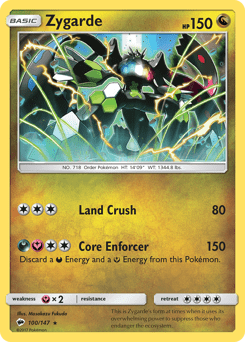 Zygarde #100 from Burning Shadows