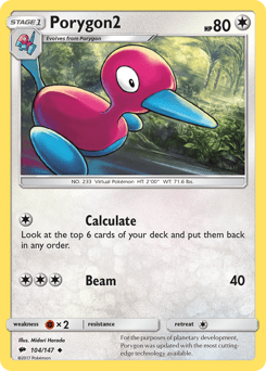 Porygon2 #104 from Burning Shadows