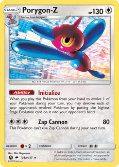 Porygon-Z #105a from Burning Shadows